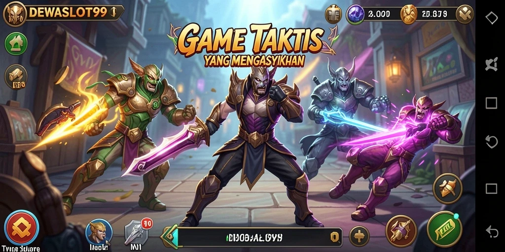 Tampilan gameplay DEWASLOT99 yang seru dan mendebarkan.