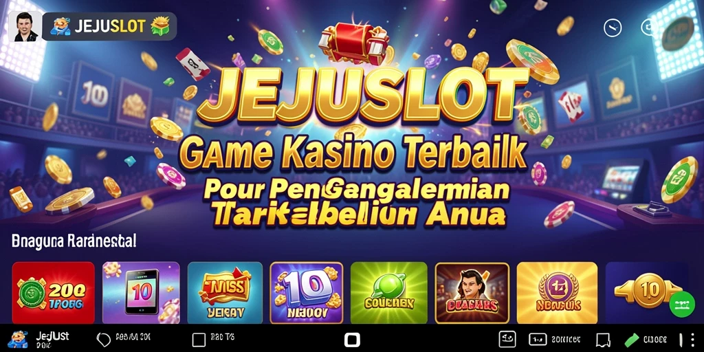 Tampilan gameplay menarik dari JEJUSLOT dengan efek visual yang mengesankan.