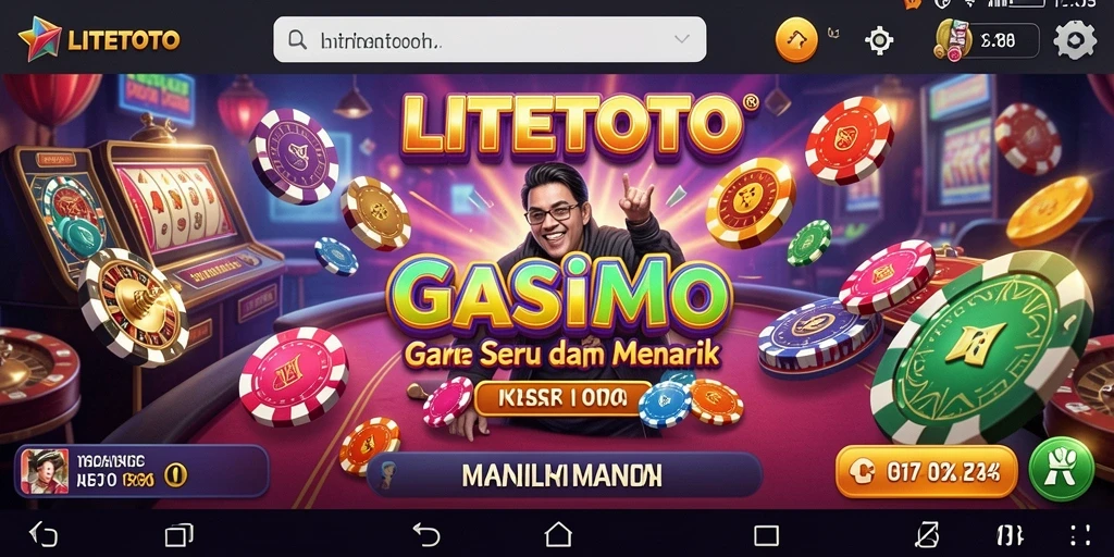 Tampilan permainan Kasino yang menarik di LITETOTO.