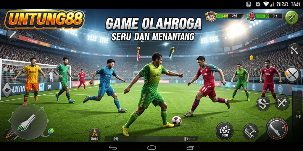Tampilan gameplay menarik dari UNTUNG88 yang penuh aksi olahraga.